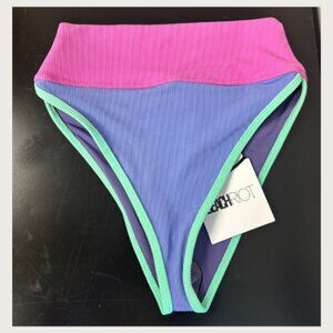 Beach Riot Swim Beach Riot Emmy Bikini Bottoms High Tide Colorblock